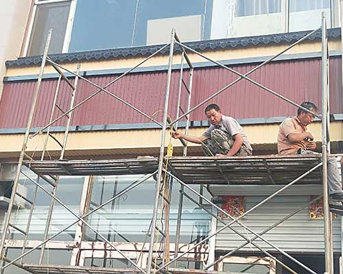 學(xué)府街仿古門(mén)頭